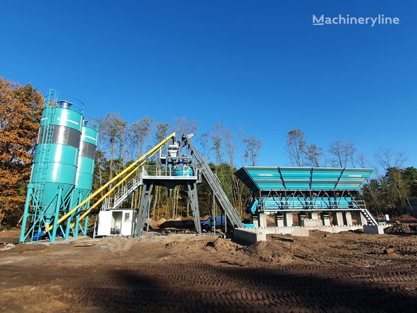 nový betonáreň Constmach 60 m3/h Compact Batching Plant | 2 Years Warranty