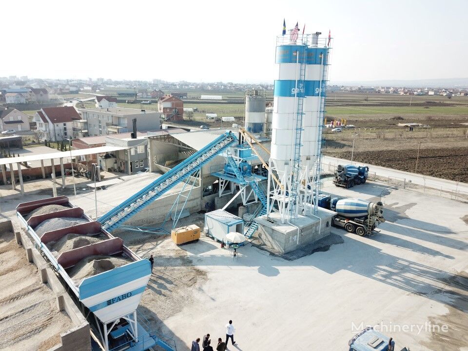 nový betonáreň FABO POWERMIX-100 STATIONARY CONCRETE BATCHING PLANT