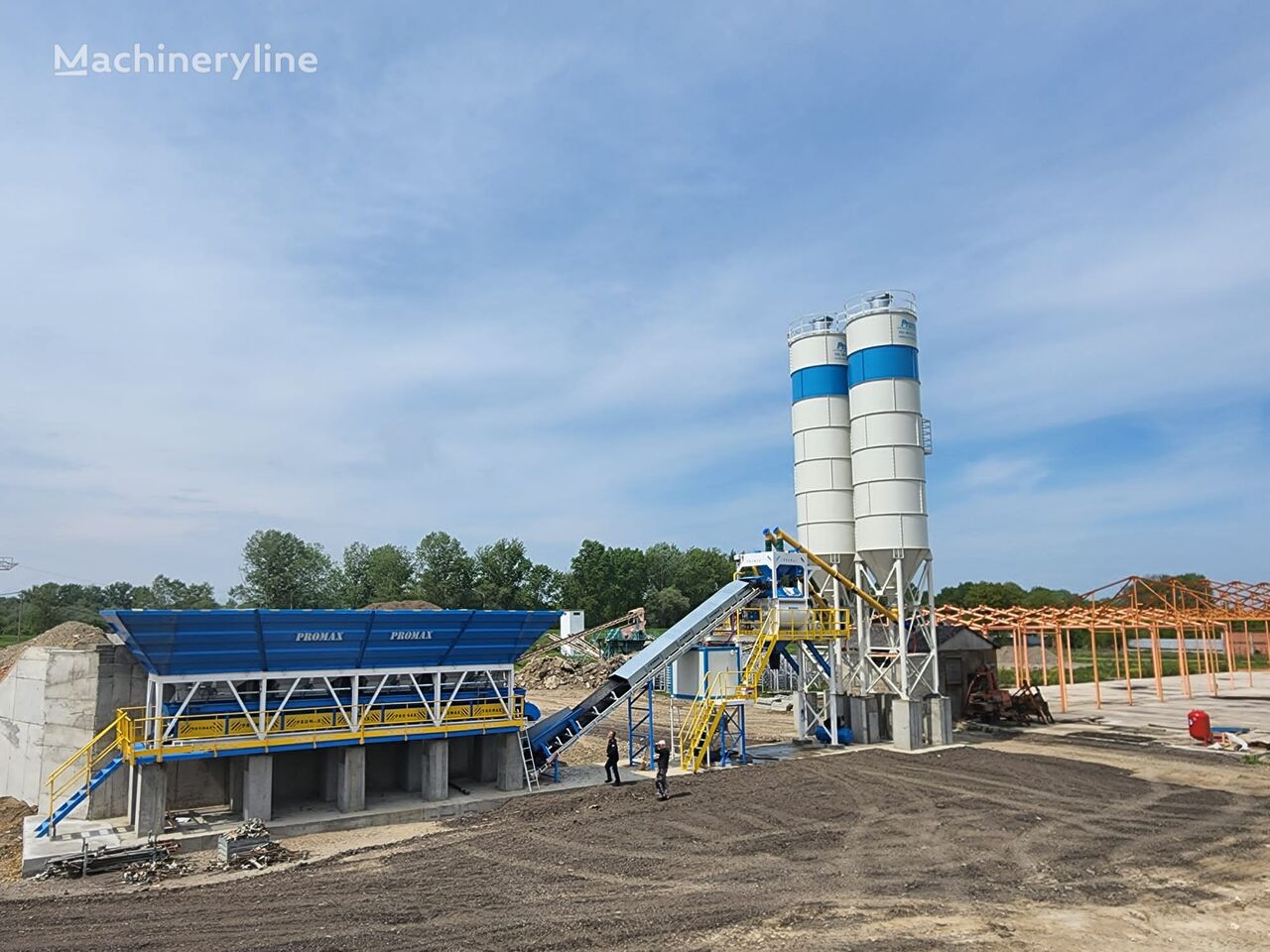 nový betonáreň Promax Compact Concrete Batching Plant C100-TWN-LINE (100m3/h)