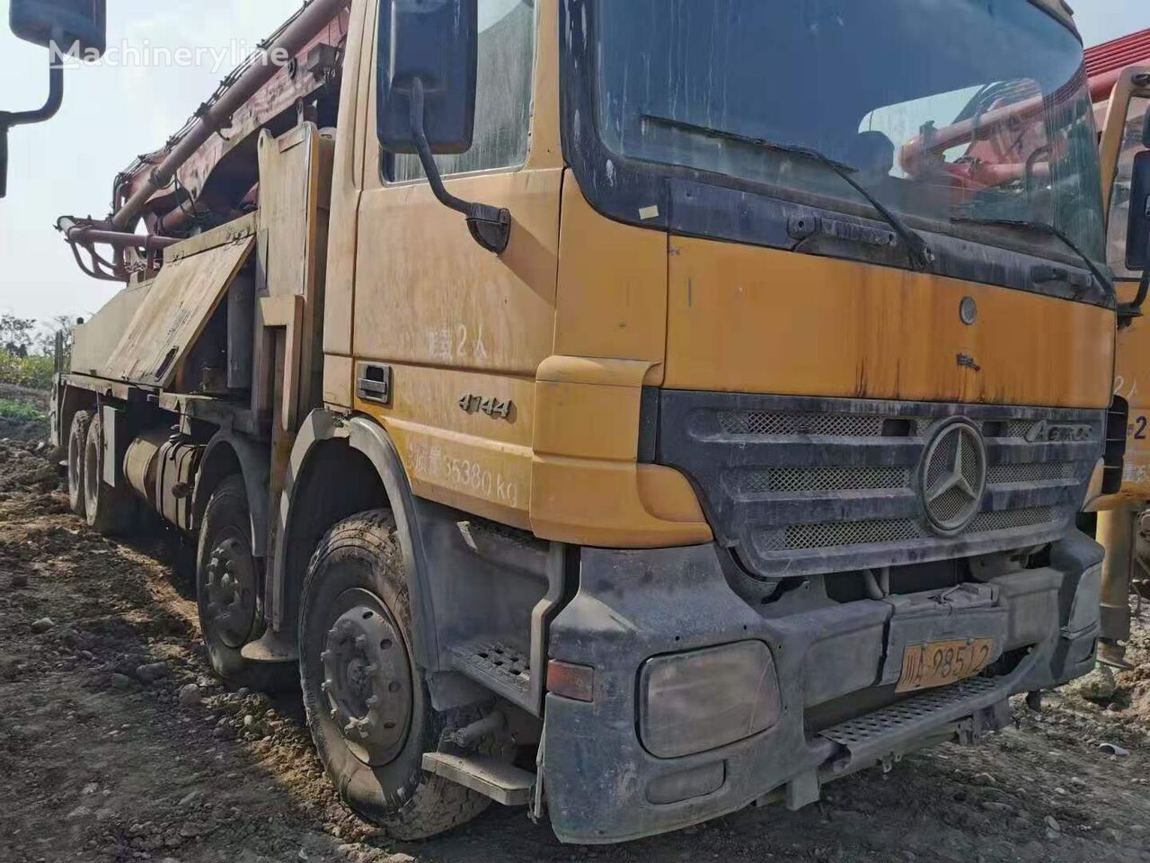 čerpadlo na betón Putzmeister M46-5RZ  na podvozku Mercedes-Benz