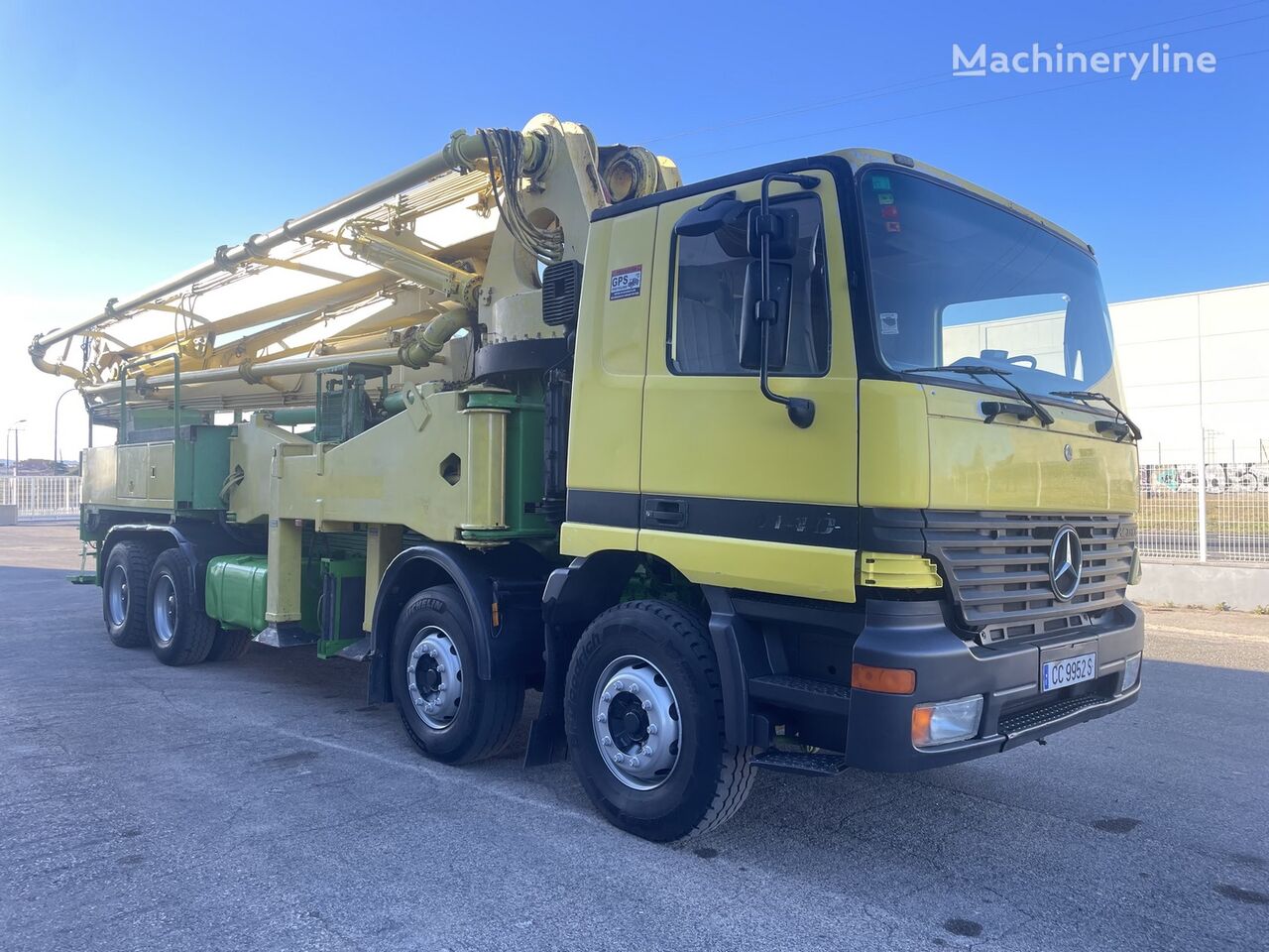 čerpadlo na betón Schwing 42-4  na podvozku Mercedes-Benz Actros 4140