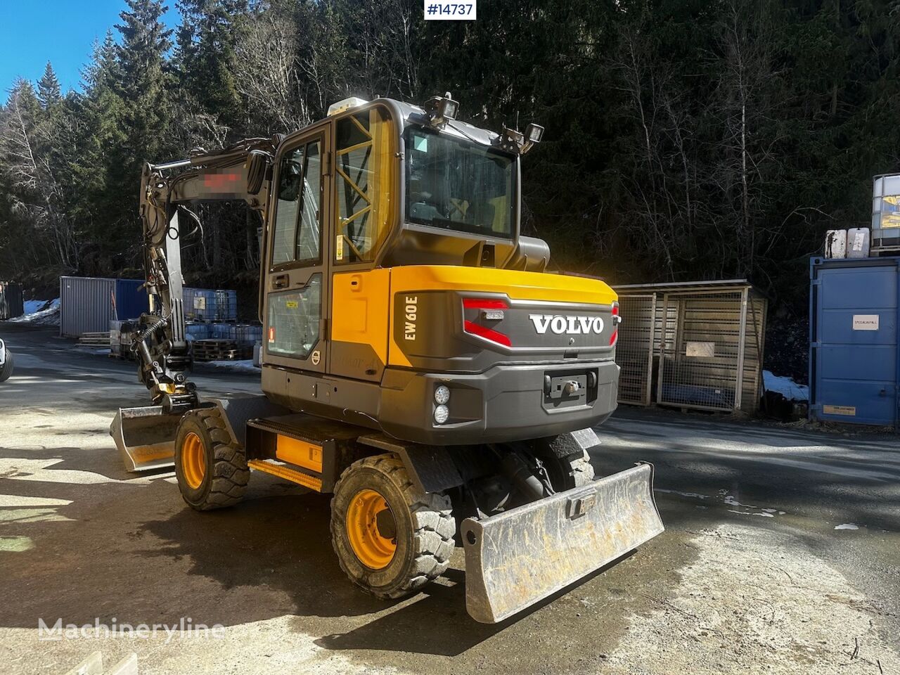 kolesové rýpadlo Volvo 2016 Volvo EW60 Wheel excavator w/ Rototilt and 2 buckets
