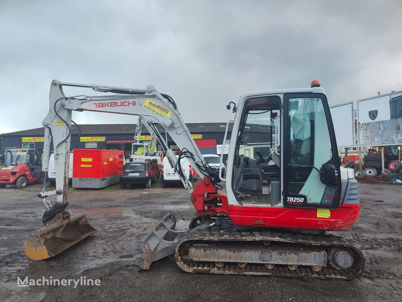 minirýpadlo Takeuchi TB250