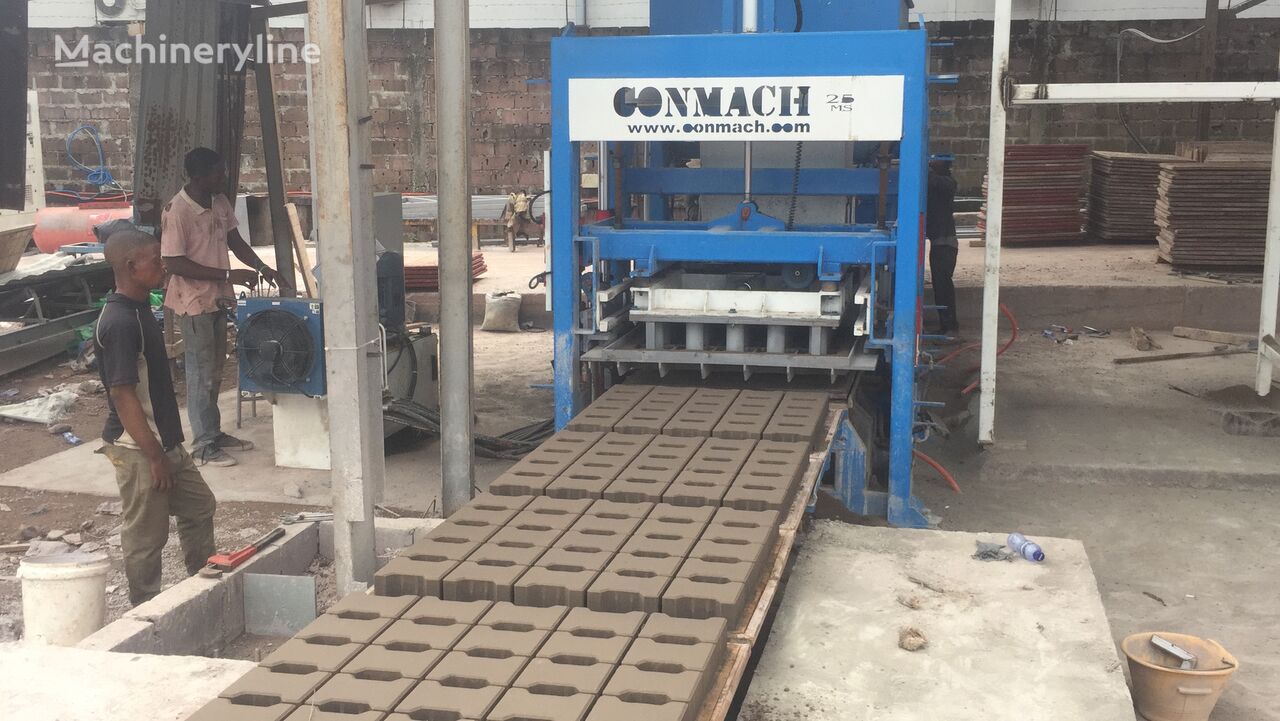 nové stroj na výrobu betónových tvárnic Conmach BlockKing-25FSS Concrete Block Making Machine-10.000 units/shift